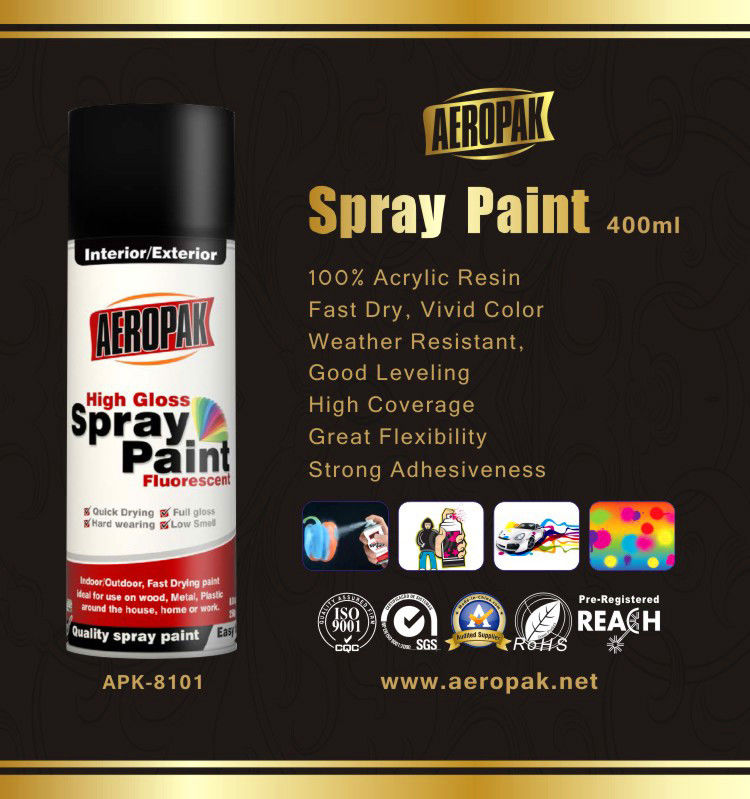 Good Adhesiveness High Temp Spray Paint For Stacks / Mufflers / Boilers