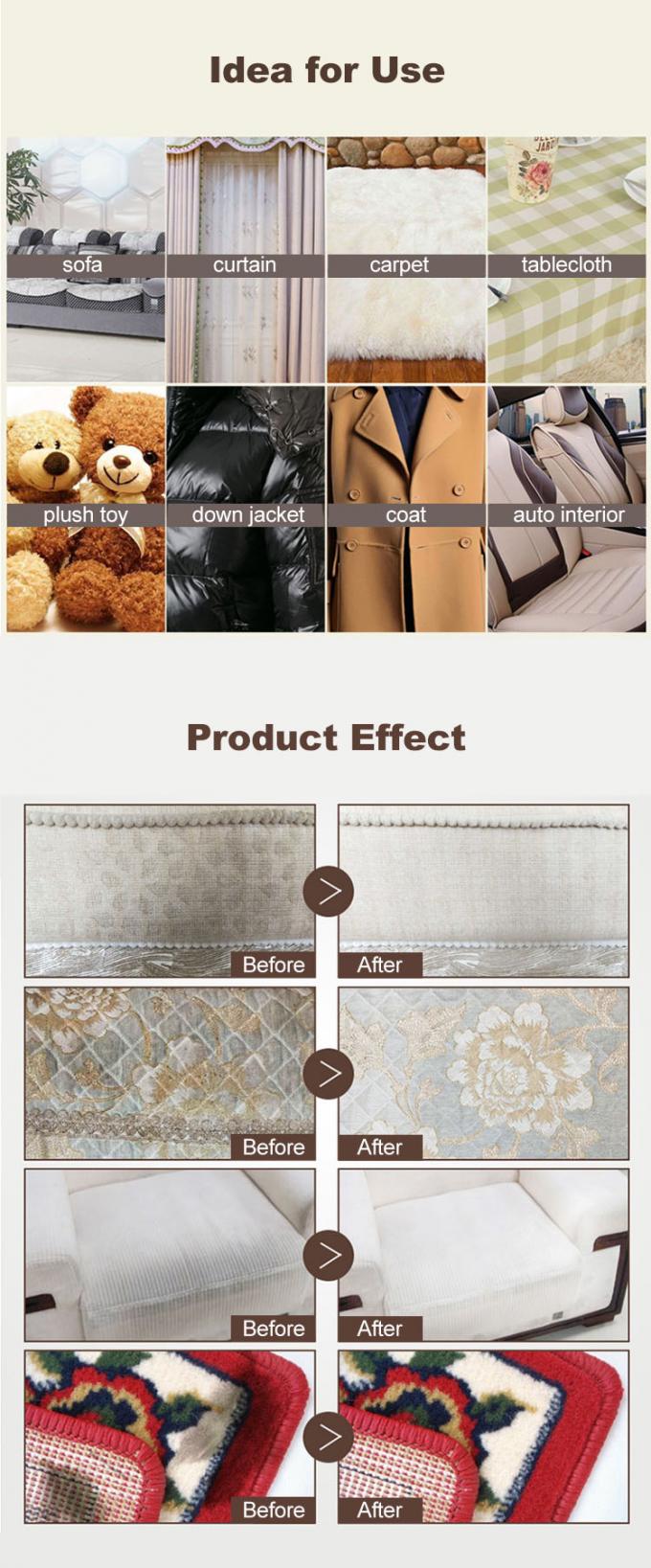 Spray per la rimozione delle macchie di tessuto 500 ml con enzimi per abbigliamento / tappezzeria 1