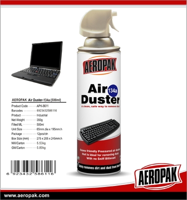 134a Moisture Free Gas Air Duster Non Flammable For Keyboard Aerosol Duster