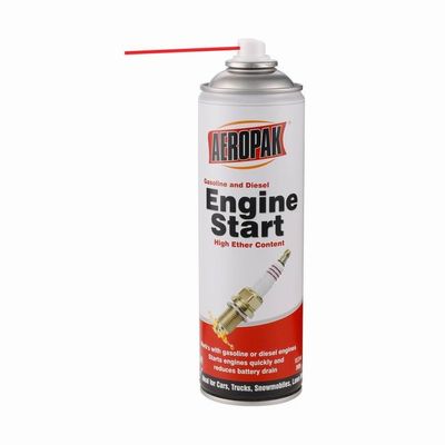 MSDS Certified 500ml Aeropak Engine Starter Spray for Gasoline and Diesel Engines