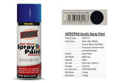 qualità Pittura di spruzzo della bomboletta spray di marca di AEROPAK con colore blu profondo di MSDS per l&#039;automobile Fabbrica