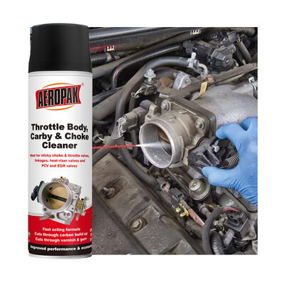 Aeropak 500ml Aerosol Spray Corpo dell'acceleratore & Carburatore Pulizzatore & Acceleratore Acciaio di lavaggio per auto camion Motocicli