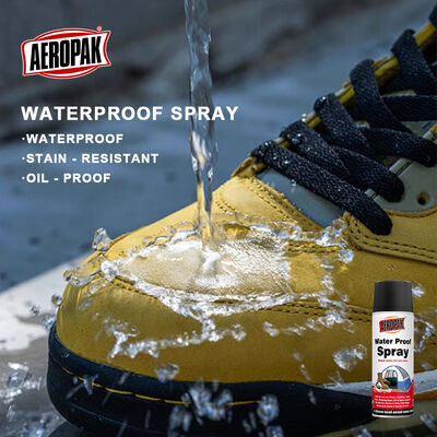 Aeropak Aerosol Spray 120g Stagno Acqua Impermeabile Ripellente Liquido Rivestimento per Abbigliamento Calzature Tessuti in cuoio 3 anni di validità