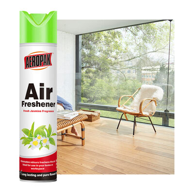 Aeropak 330ml Aerosol Jasmine Scent Utilizzo Eficace Eliminatore di odori Duraturo Eco-friendly Pet-Safe Child-Safe Air Freshener