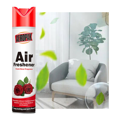 Aeropak 330ml Aerosol Eco-Friendly Rose Scent Air Freshener Spray per uso domestico e automobilistico interno