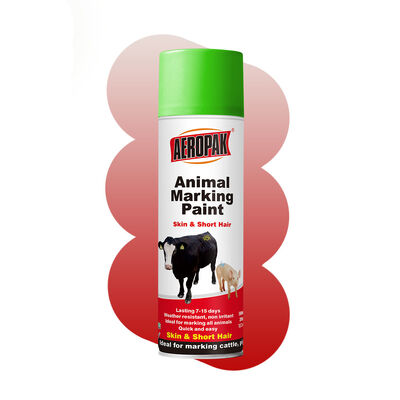 Aeropak Animal Marking Acrylic Liquid Coating & Spray Paint (Altri nomi di Animal Marking Paint) Modello APK-6810 per l'uso nell'apparecchio